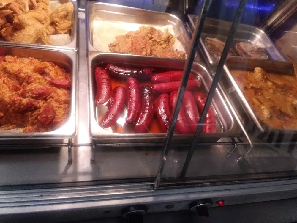 Pork Chops and Long Horn Hot Links